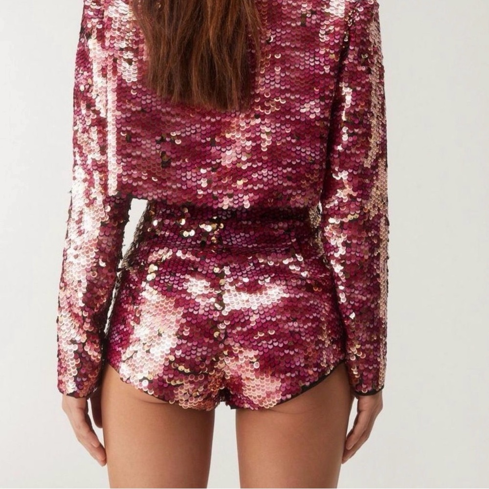 Sequin Pink Women's Shorts